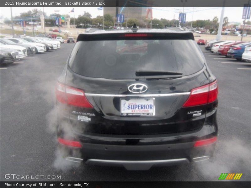 Becketts Black / Black 2015 Hyundai Santa Fe Limited