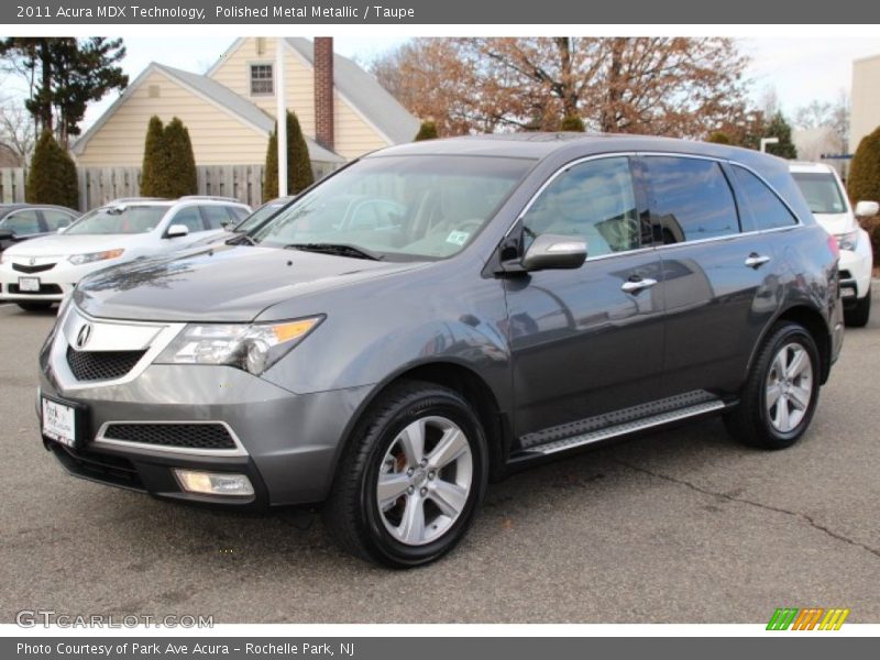 Polished Metal Metallic / Taupe 2011 Acura MDX Technology