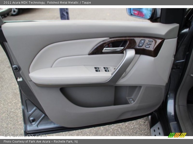 Polished Metal Metallic / Taupe 2011 Acura MDX Technology