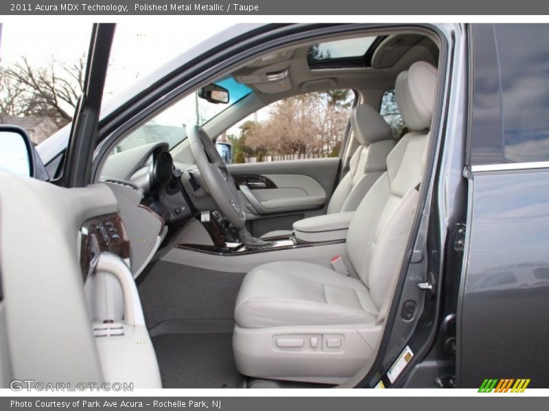 Polished Metal Metallic / Taupe 2011 Acura MDX Technology