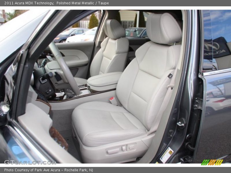 Polished Metal Metallic / Taupe 2011 Acura MDX Technology
