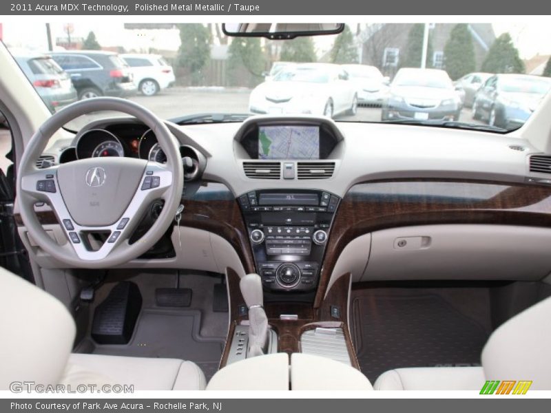 Polished Metal Metallic / Taupe 2011 Acura MDX Technology