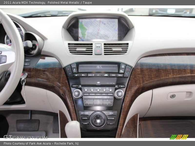 Polished Metal Metallic / Taupe 2011 Acura MDX Technology