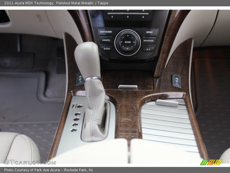 Polished Metal Metallic / Taupe 2011 Acura MDX Technology