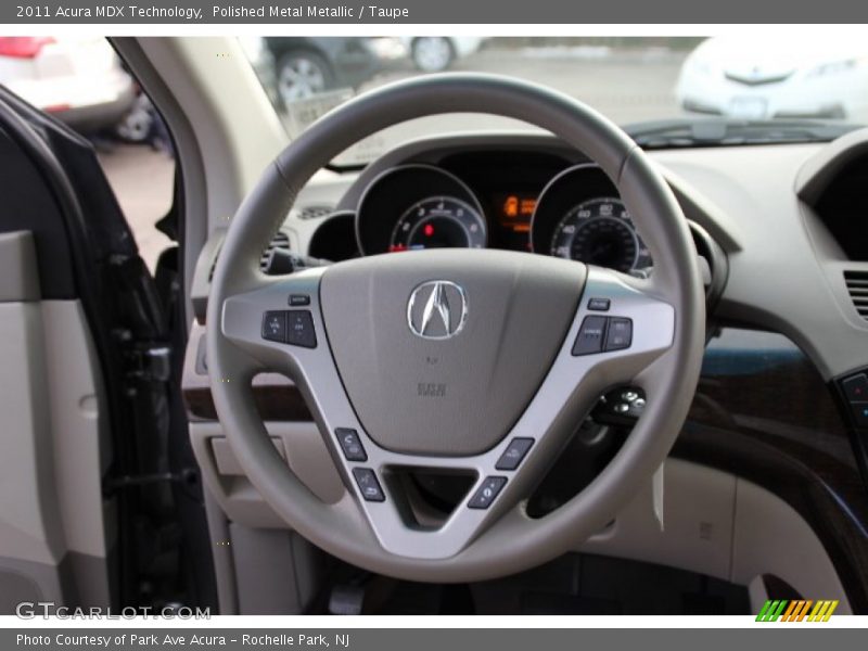 Polished Metal Metallic / Taupe 2011 Acura MDX Technology