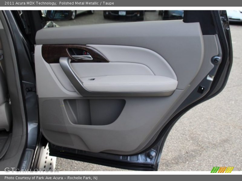 Polished Metal Metallic / Taupe 2011 Acura MDX Technology