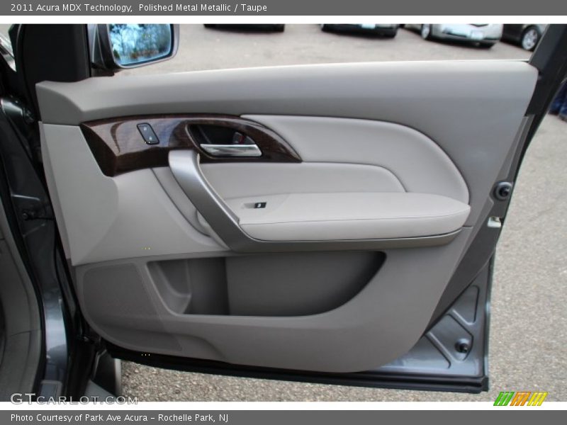 Polished Metal Metallic / Taupe 2011 Acura MDX Technology