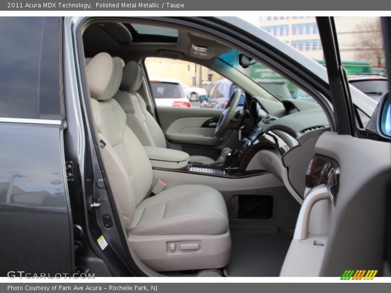 Polished Metal Metallic / Taupe 2011 Acura MDX Technology