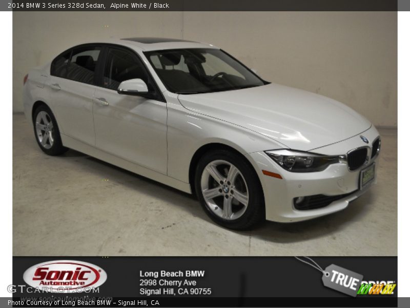 Alpine White / Black 2014 BMW 3 Series 328d Sedan