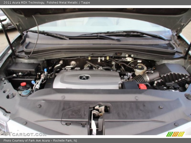 Polished Metal Metallic / Taupe 2011 Acura MDX Technology