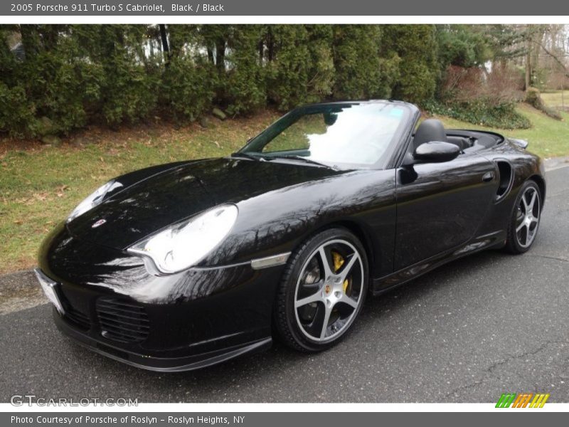 Black / Black 2005 Porsche 911 Turbo S Cabriolet