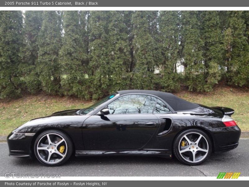 Black / Black 2005 Porsche 911 Turbo S Cabriolet