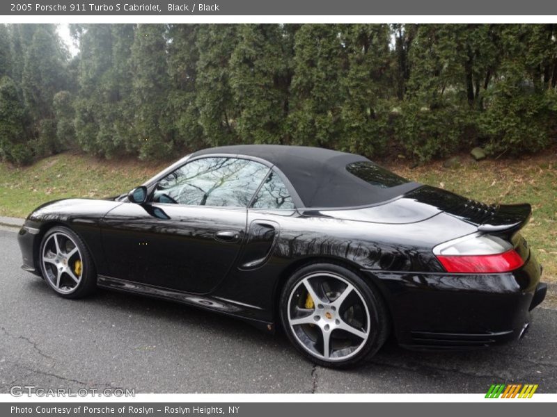 Black / Black 2005 Porsche 911 Turbo S Cabriolet