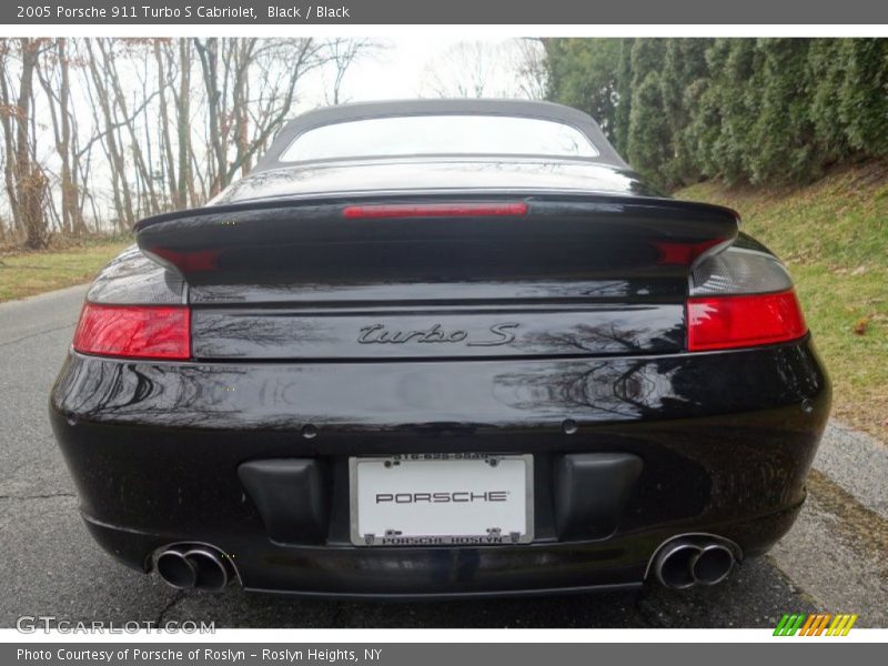 Black / Black 2005 Porsche 911 Turbo S Cabriolet