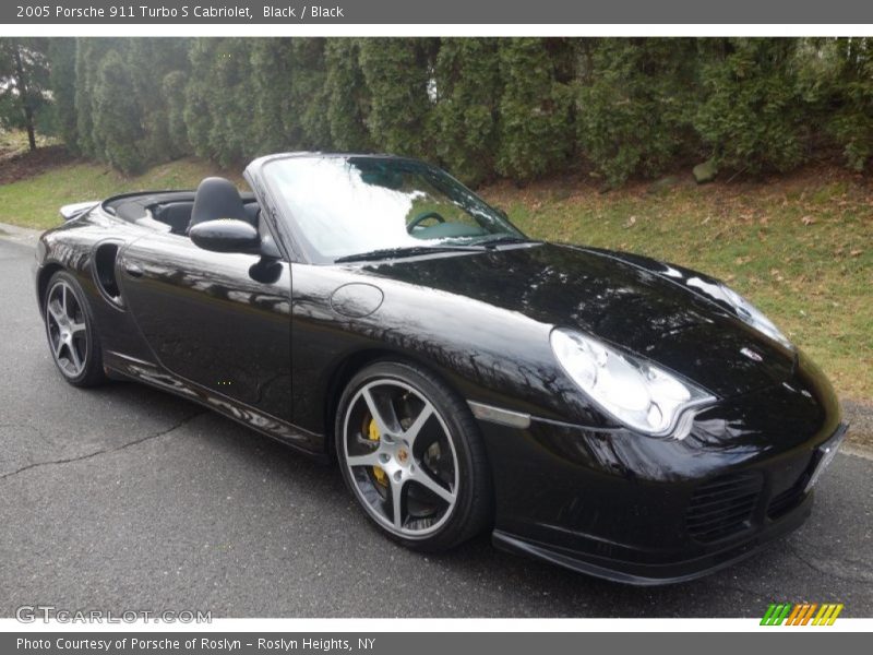 Black / Black 2005 Porsche 911 Turbo S Cabriolet