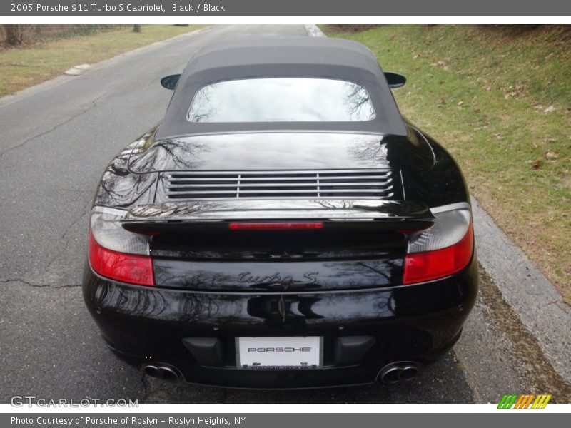 Black / Black 2005 Porsche 911 Turbo S Cabriolet