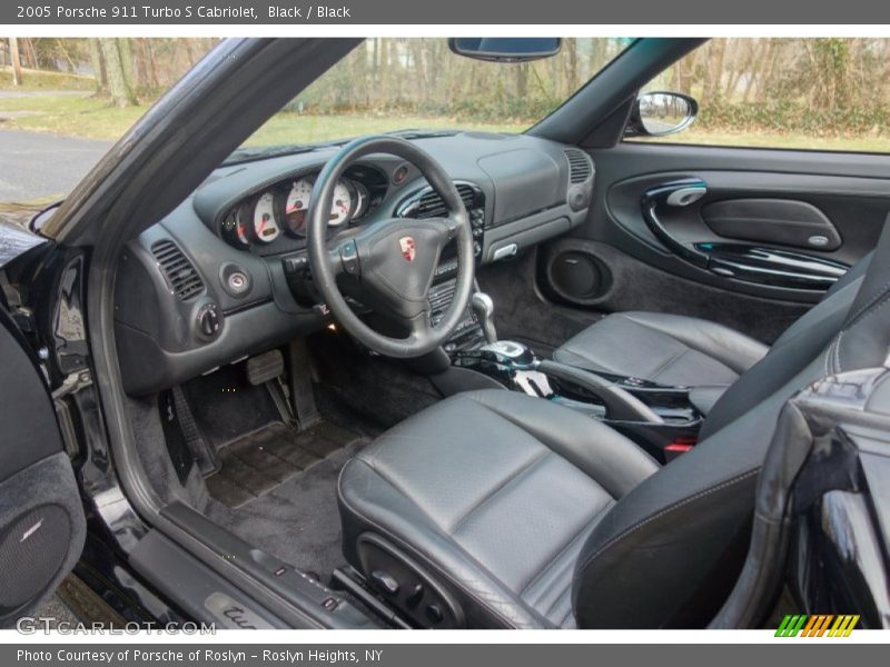 Black / Black 2005 Porsche 911 Turbo S Cabriolet