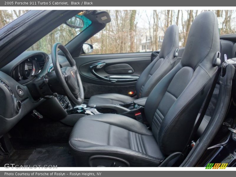 Black / Black 2005 Porsche 911 Turbo S Cabriolet