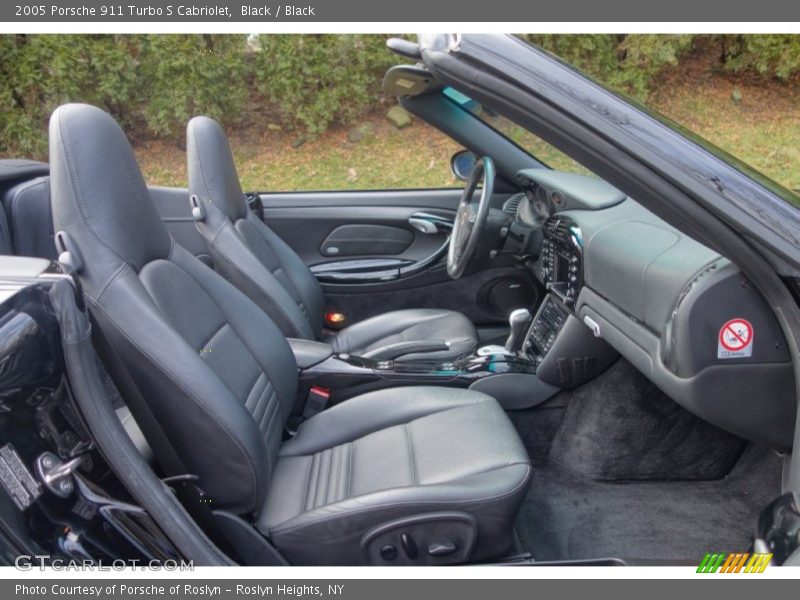 Black / Black 2005 Porsche 911 Turbo S Cabriolet