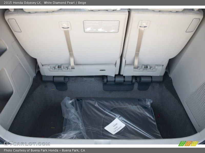 White Diamond Pearl / Beige 2015 Honda Odyssey LX