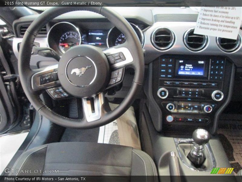 Guard Metallic / Ebony 2015 Ford Mustang GT Coupe