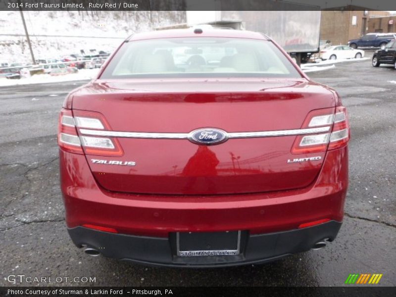 Ruby Red / Dune 2014 Ford Taurus Limited
