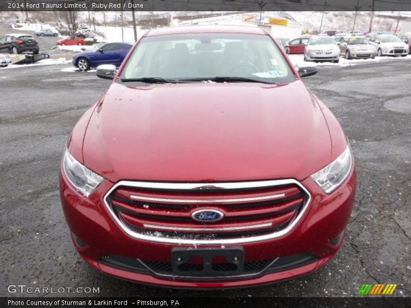 Ruby Red / Dune 2014 Ford Taurus Limited