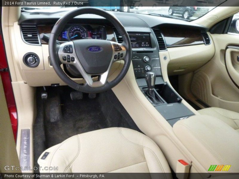 Ruby Red / Dune 2014 Ford Taurus Limited