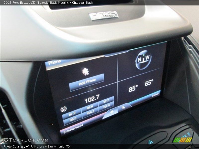 Tuxedo Black Metallic / Charcoal Black 2015 Ford Escape SE
