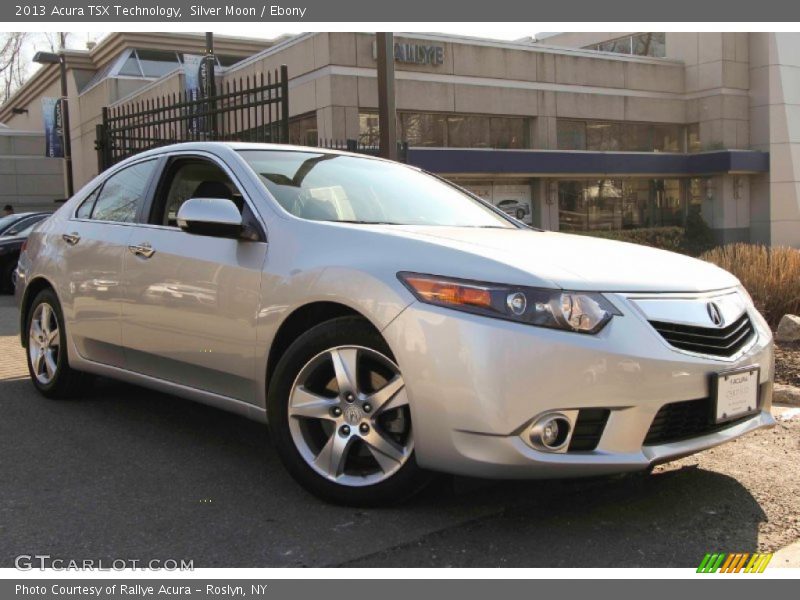 Silver Moon / Ebony 2013 Acura TSX Technology