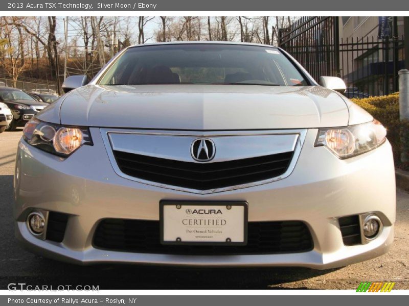 Silver Moon / Ebony 2013 Acura TSX Technology