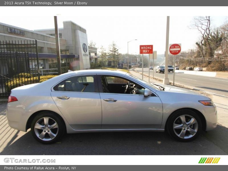 Silver Moon / Ebony 2013 Acura TSX Technology
