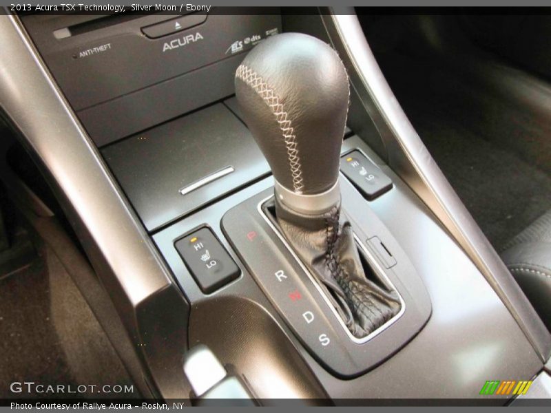 Silver Moon / Ebony 2013 Acura TSX Technology