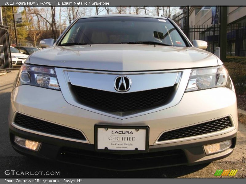 Palladium Metallic / Graystone 2013 Acura MDX SH-AWD