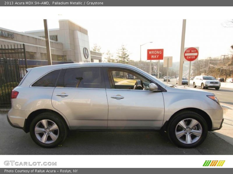 Palladium Metallic / Graystone 2013 Acura MDX SH-AWD