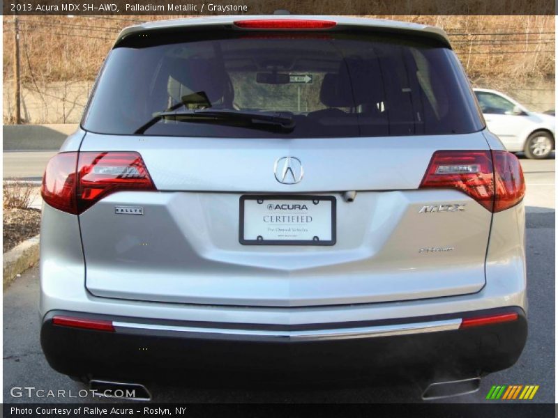 Palladium Metallic / Graystone 2013 Acura MDX SH-AWD