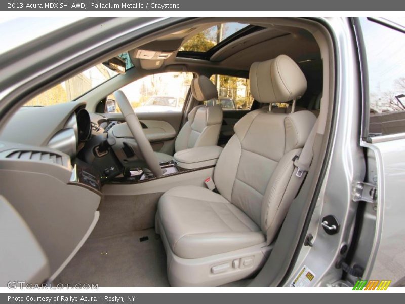 Palladium Metallic / Graystone 2013 Acura MDX SH-AWD