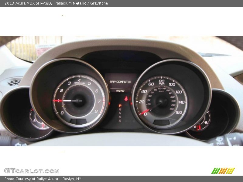 Palladium Metallic / Graystone 2013 Acura MDX SH-AWD
