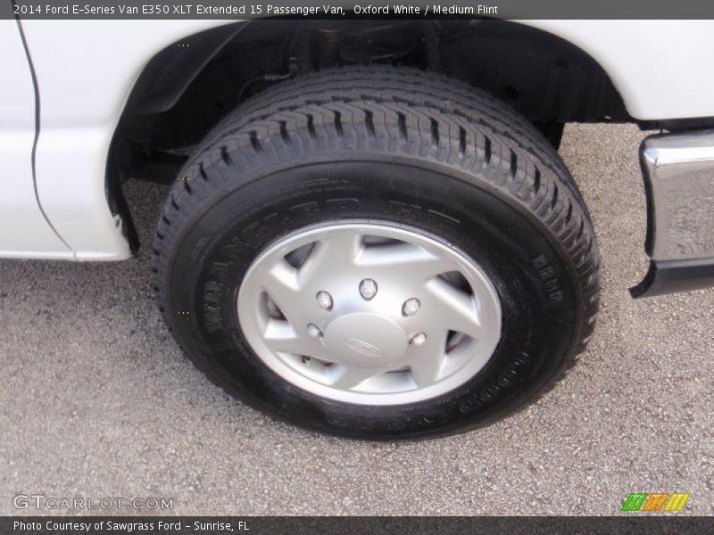 Oxford White / Medium Flint 2014 Ford E-Series Van E350 XLT Extended 15 Passenger Van