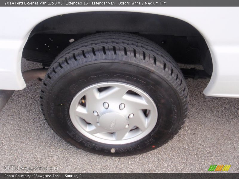 Oxford White / Medium Flint 2014 Ford E-Series Van E350 XLT Extended 15 Passenger Van