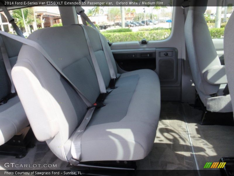 Oxford White / Medium Flint 2014 Ford E-Series Van E350 XLT Extended 15 Passenger Van