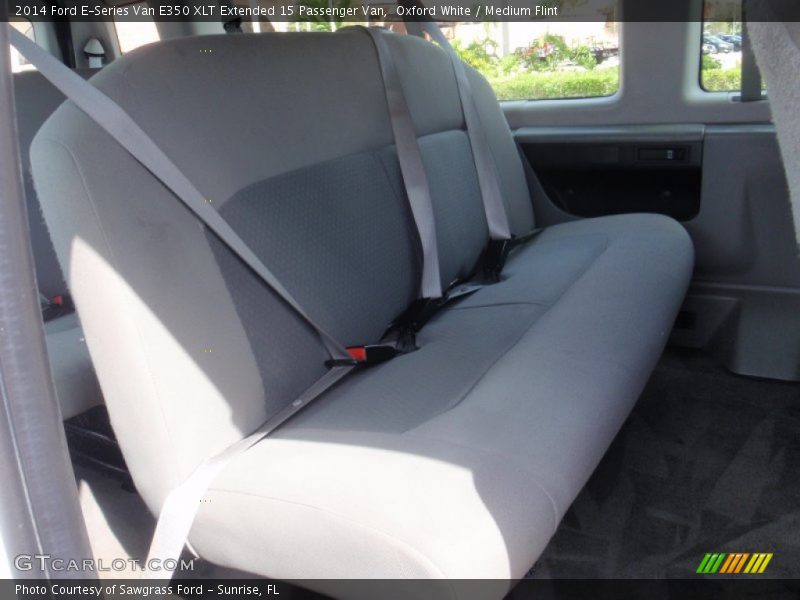 Oxford White / Medium Flint 2014 Ford E-Series Van E350 XLT Extended 15 Passenger Van