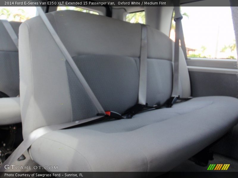 Oxford White / Medium Flint 2014 Ford E-Series Van E350 XLT Extended 15 Passenger Van