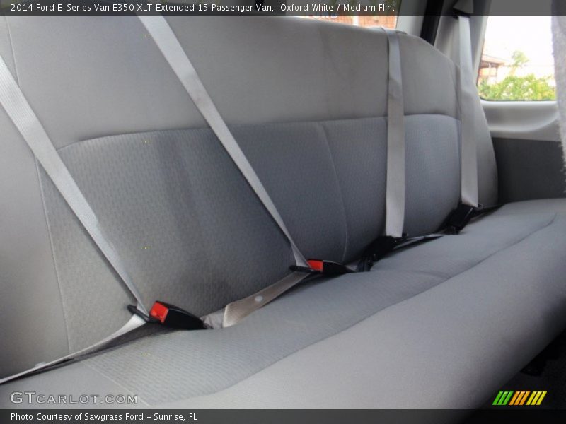 Oxford White / Medium Flint 2014 Ford E-Series Van E350 XLT Extended 15 Passenger Van