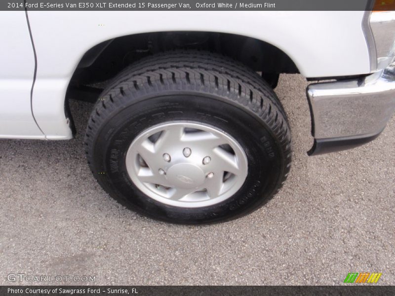 Oxford White / Medium Flint 2014 Ford E-Series Van E350 XLT Extended 15 Passenger Van