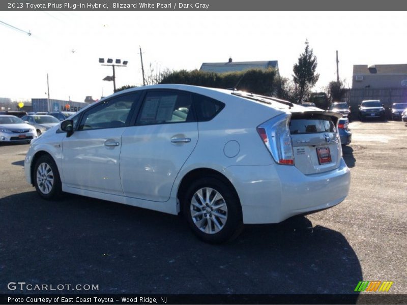 Blizzard White Pearl / Dark Gray 2013 Toyota Prius Plug-in Hybrid