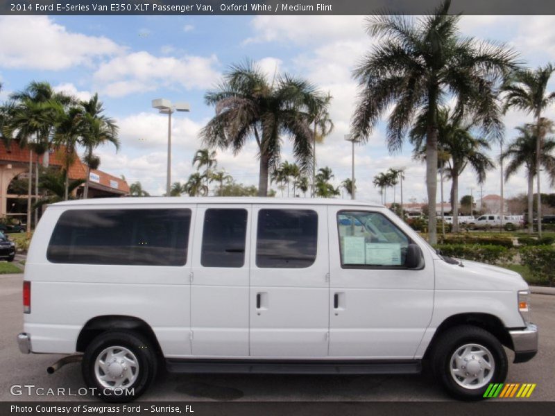 Oxford White / Medium Flint 2014 Ford E-Series Van E350 XLT Passenger Van