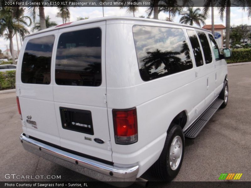 Oxford White / Medium Flint 2014 Ford E-Series Van E350 XLT Passenger Van