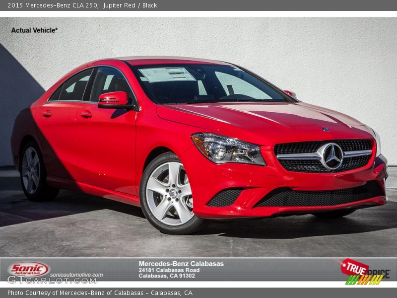 Jupiter Red / Black 2015 Mercedes-Benz CLA 250