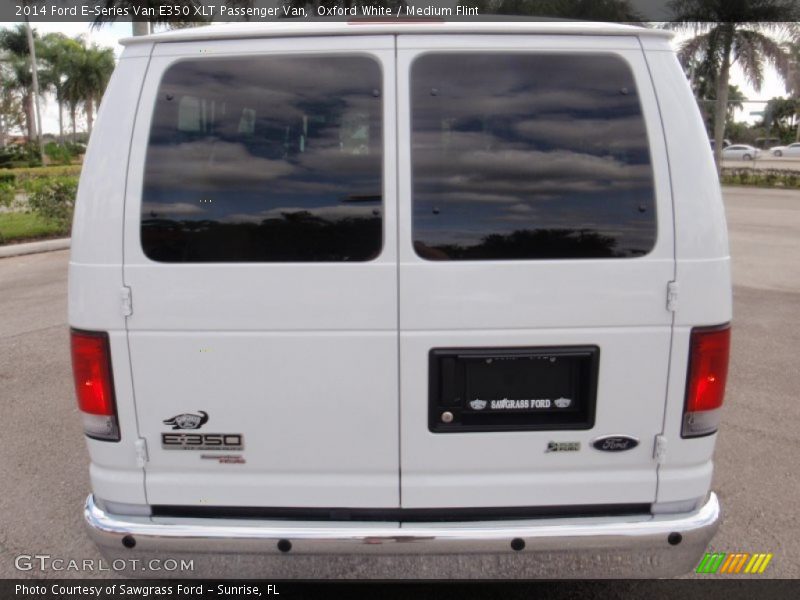 Oxford White / Medium Flint 2014 Ford E-Series Van E350 XLT Passenger Van